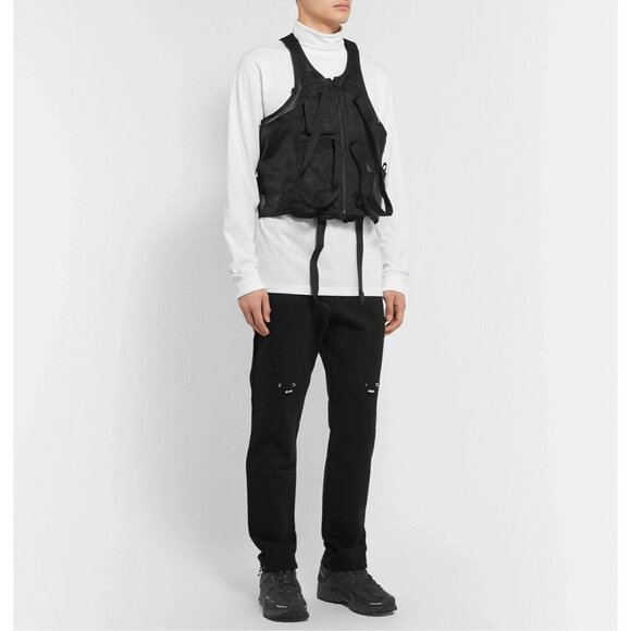 1017 ALYX 9SM Logo-Print Jersey Rollneck T-Shirt Size M Mens White $180 - Picture 15 of 16